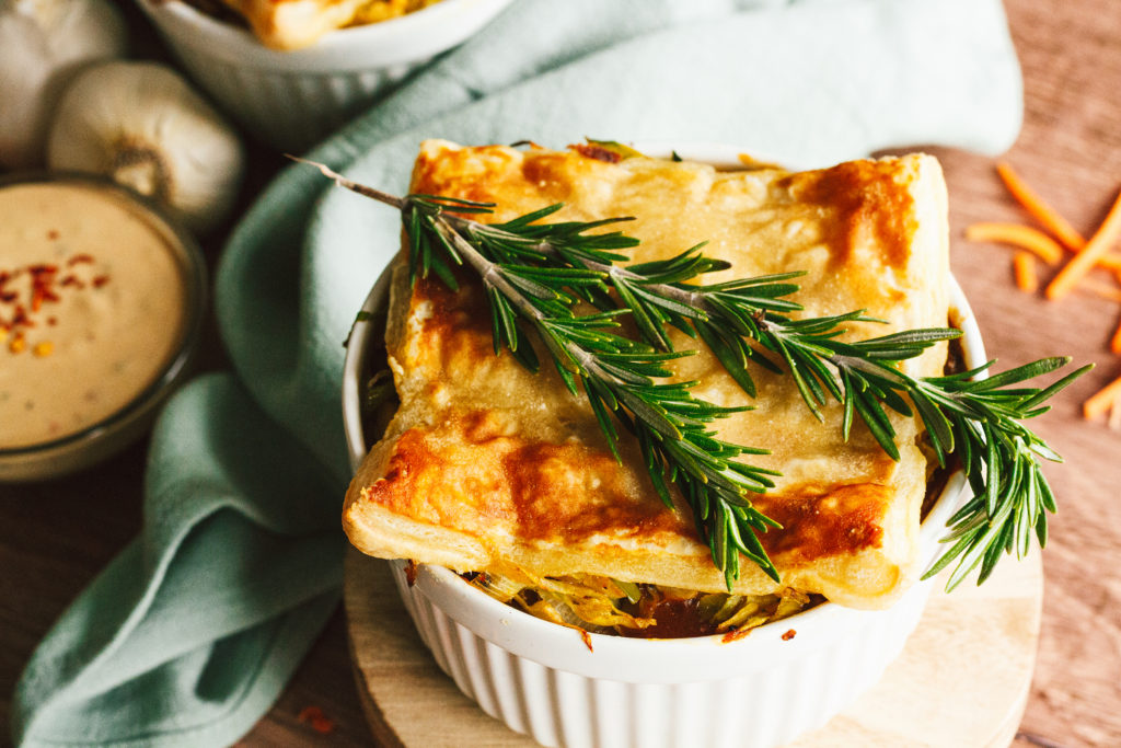 Guinness stew pot pies