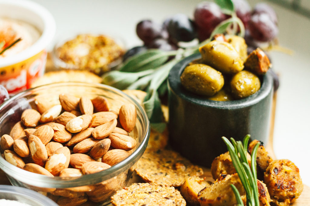 vegan charcuterie board