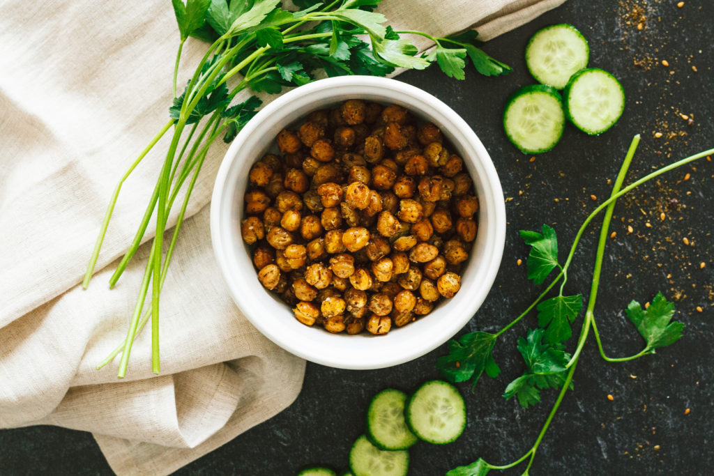 za'atar crispy chickpeas