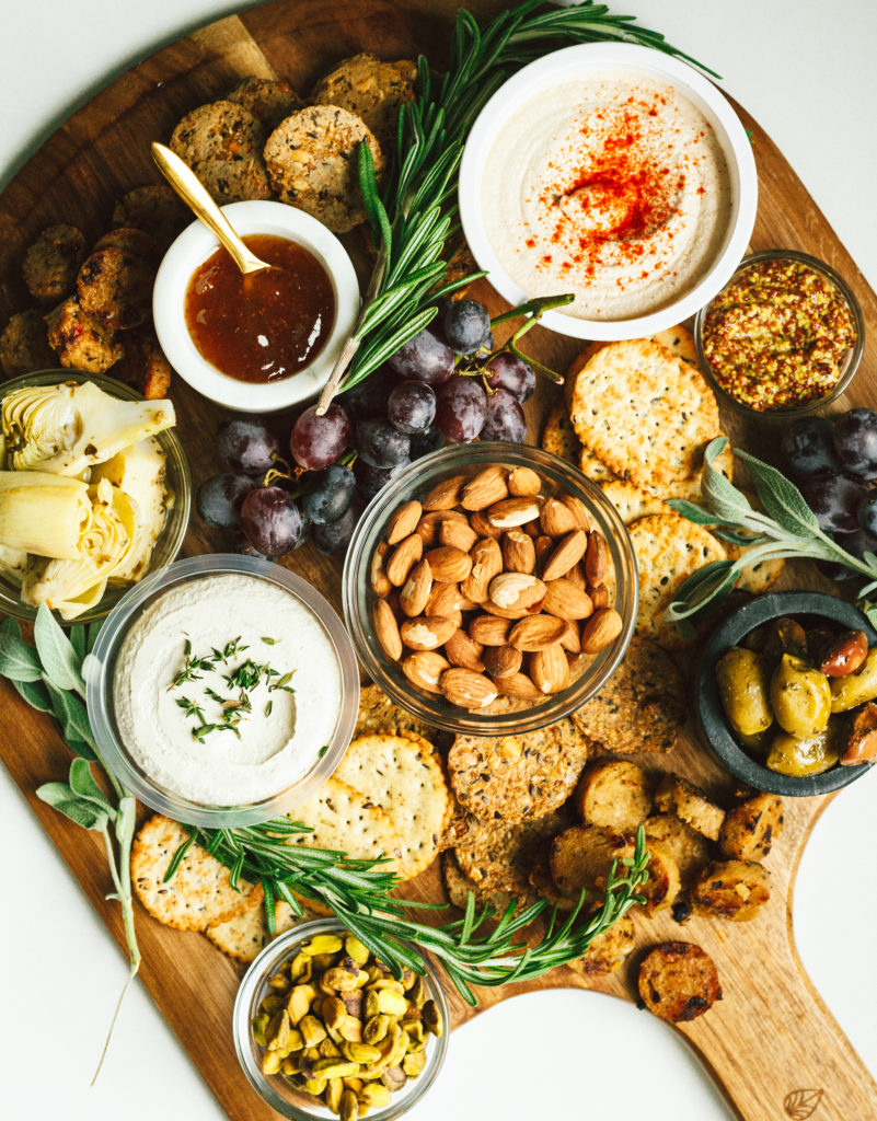 vegan charcuterie board